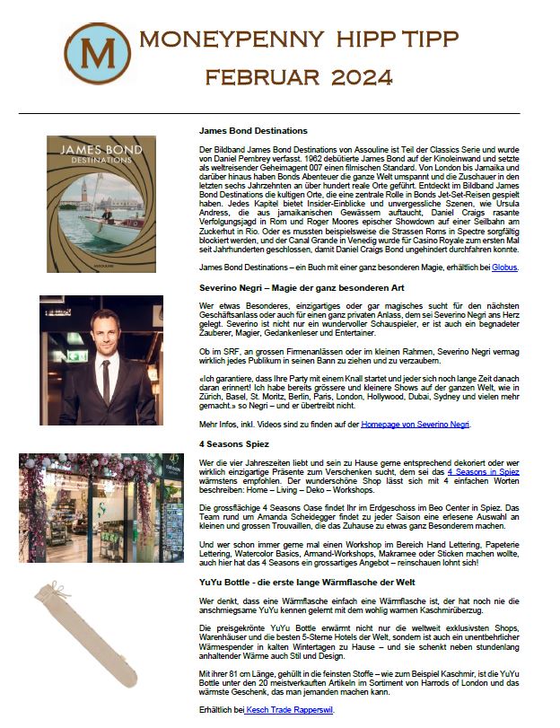 Hipp Tipp Februar 2024